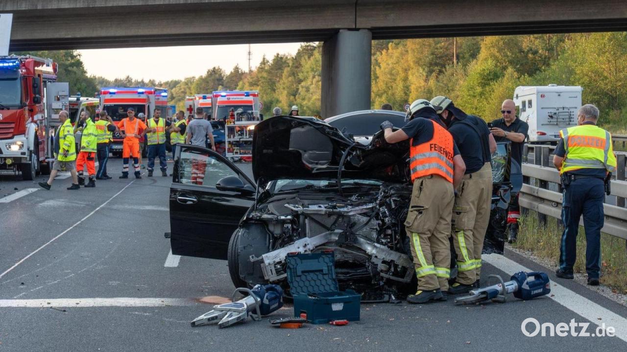 Mehrere Schwerverletzte bei Unfall auf A73 bei Bamberg