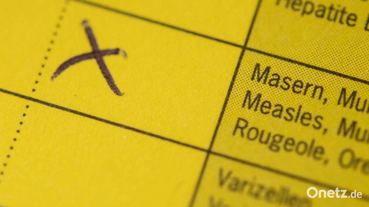 Zahl der Masernfälle in Bayern deutlich gesunken