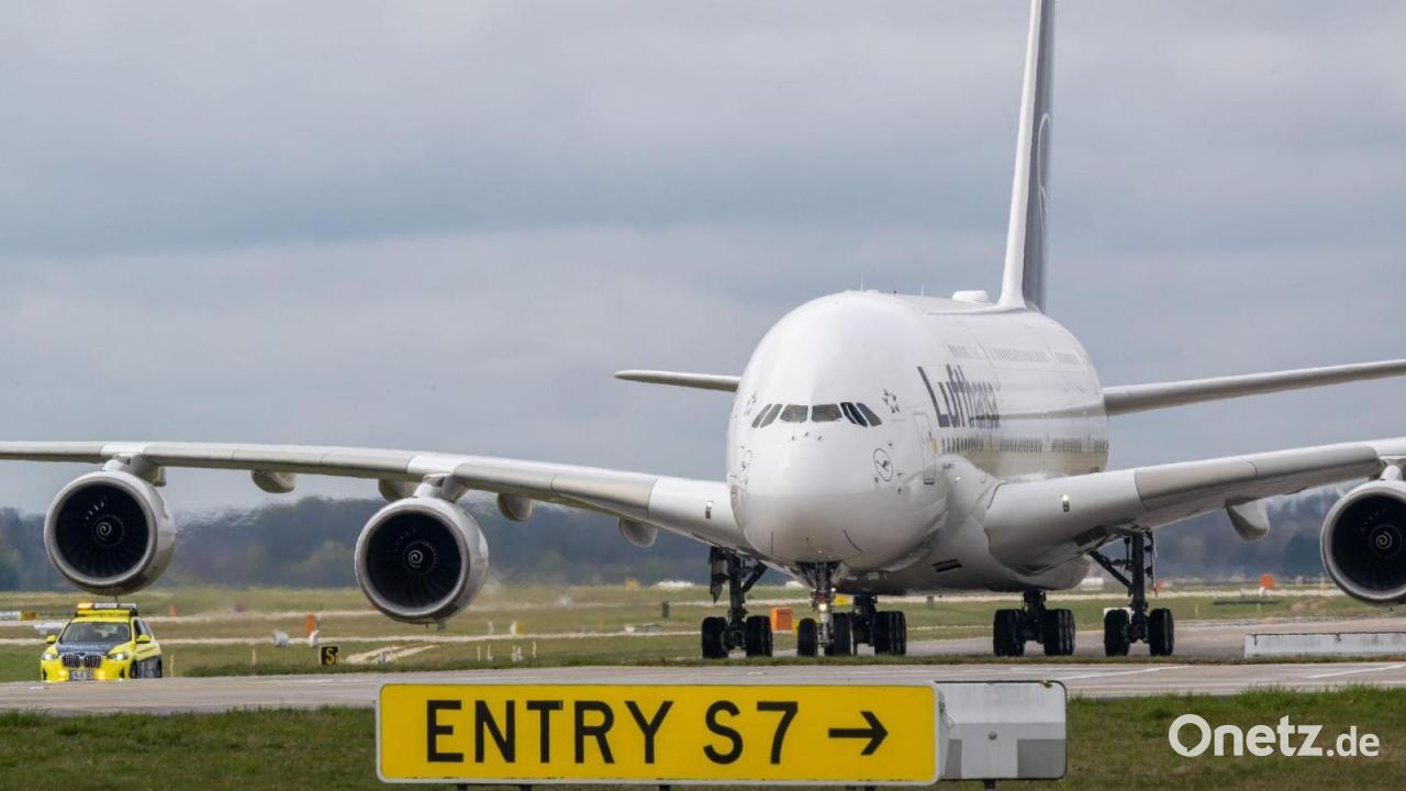 Lufthansa-Airbus setzt bei Landung in München zu früh auf