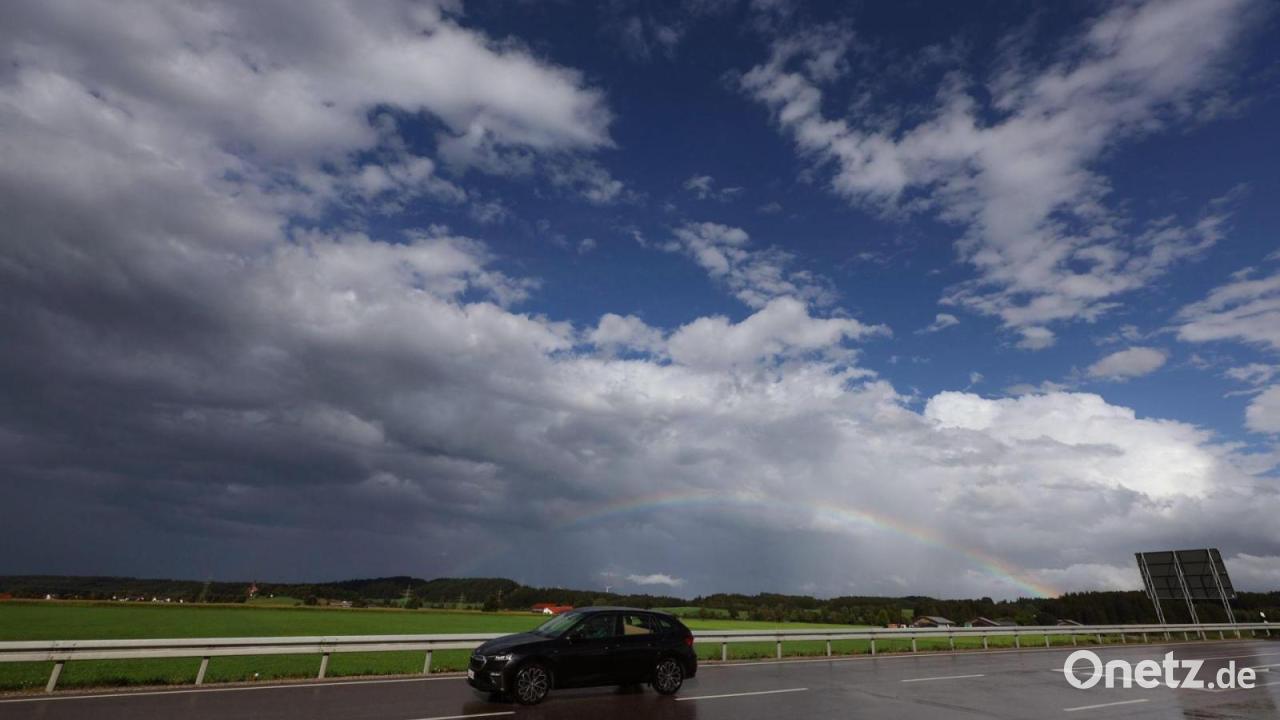 Wetterwechsel in Bayern: Auf Sonne folgen Wolken und Regen