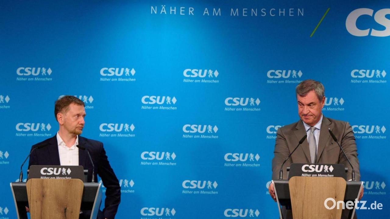 Söder und Kretschmer warnen vor Scheitern der Regierung