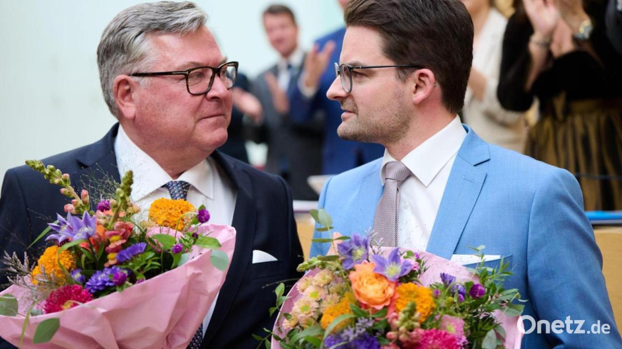 Söders neue Minister im Landtag vereidigt