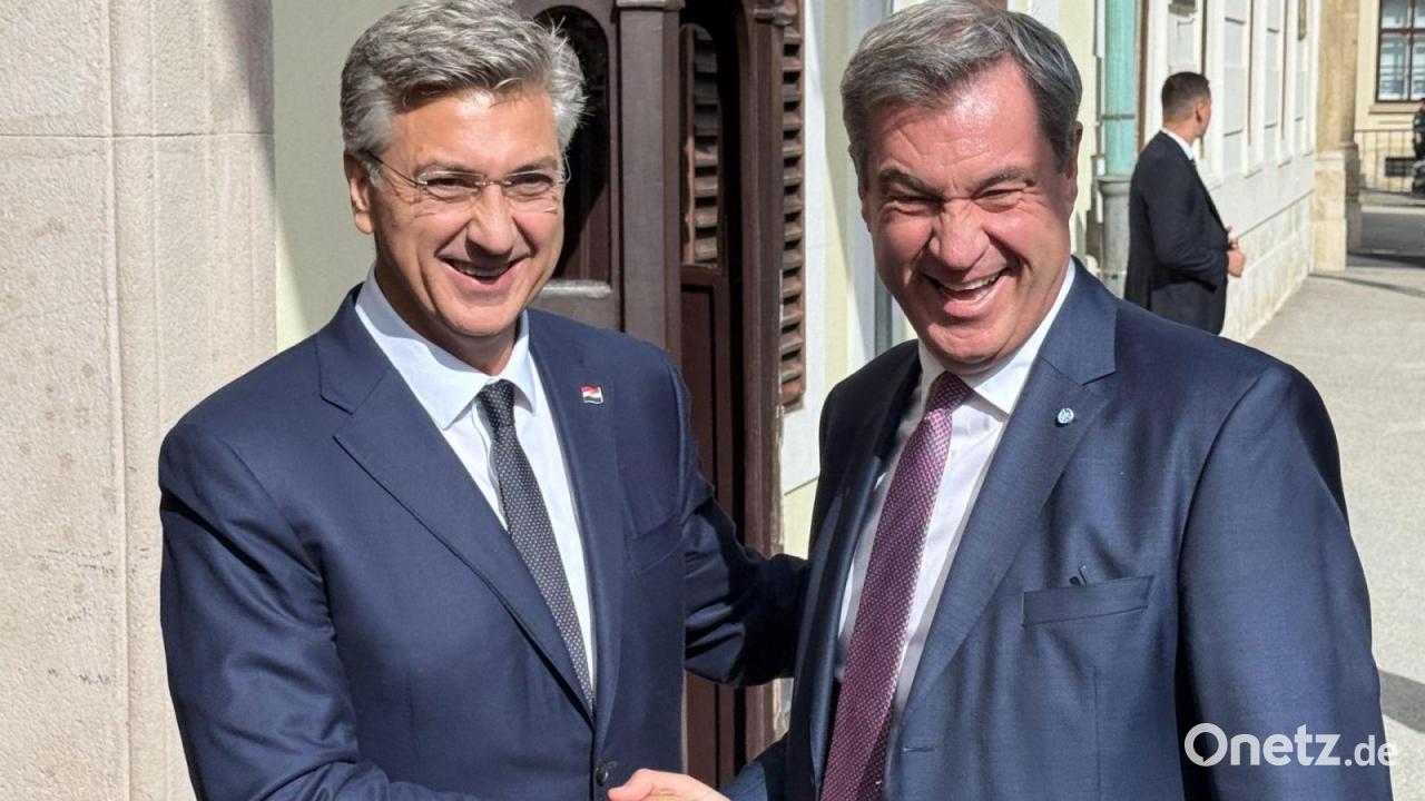 Söder wirbt in Zagreb für Münchens Olympia-Bewerbung