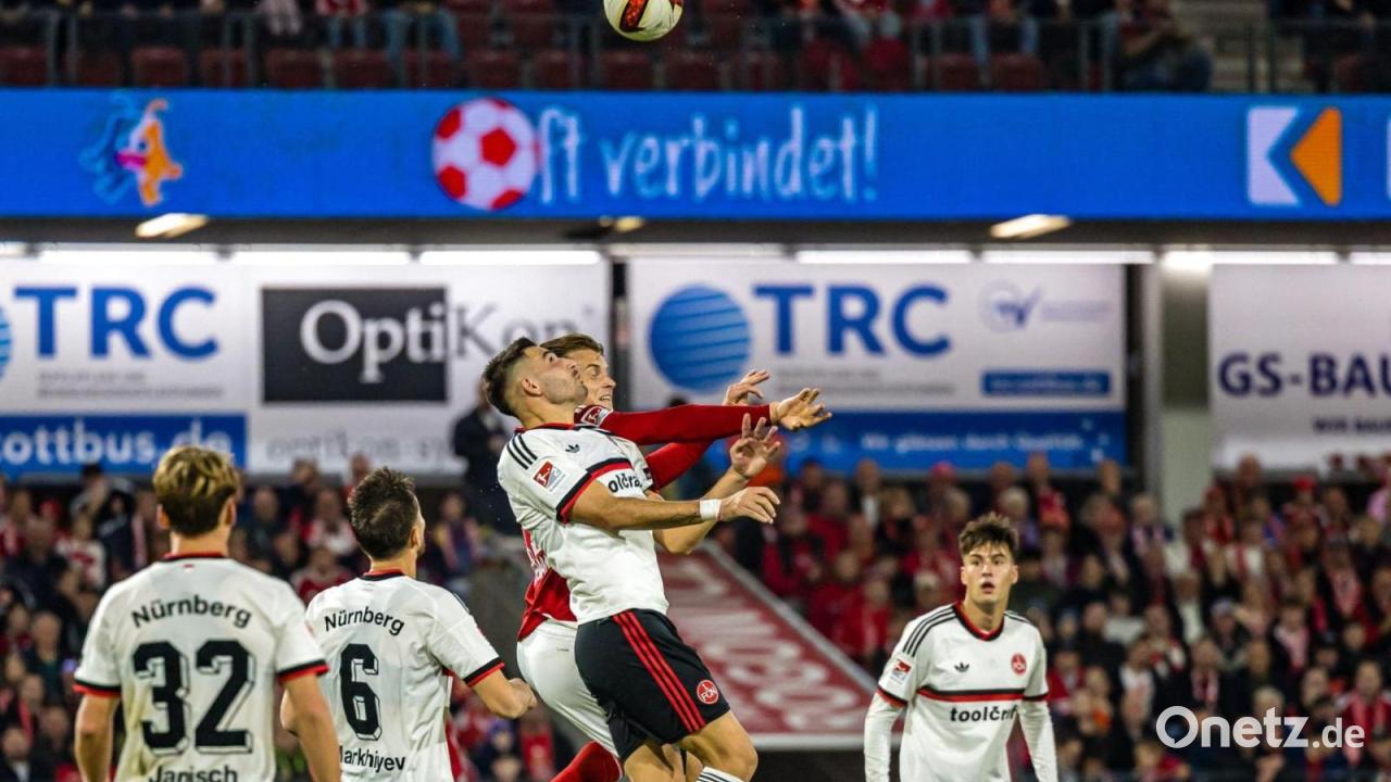 Nürnberg nur Remis in Cottbus - Sorge um Zoma