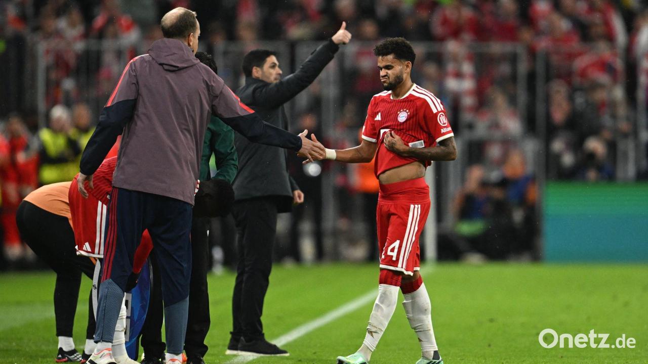 Bayern-Star Díaz fällt mit Muskelbündelriss aus