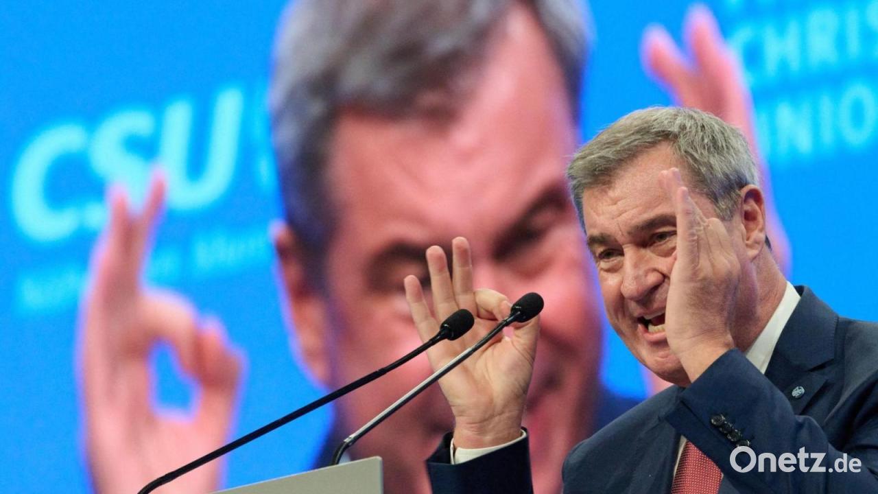 Söder wirbt für Aigner - und fordert Kampf gegen Extremisten