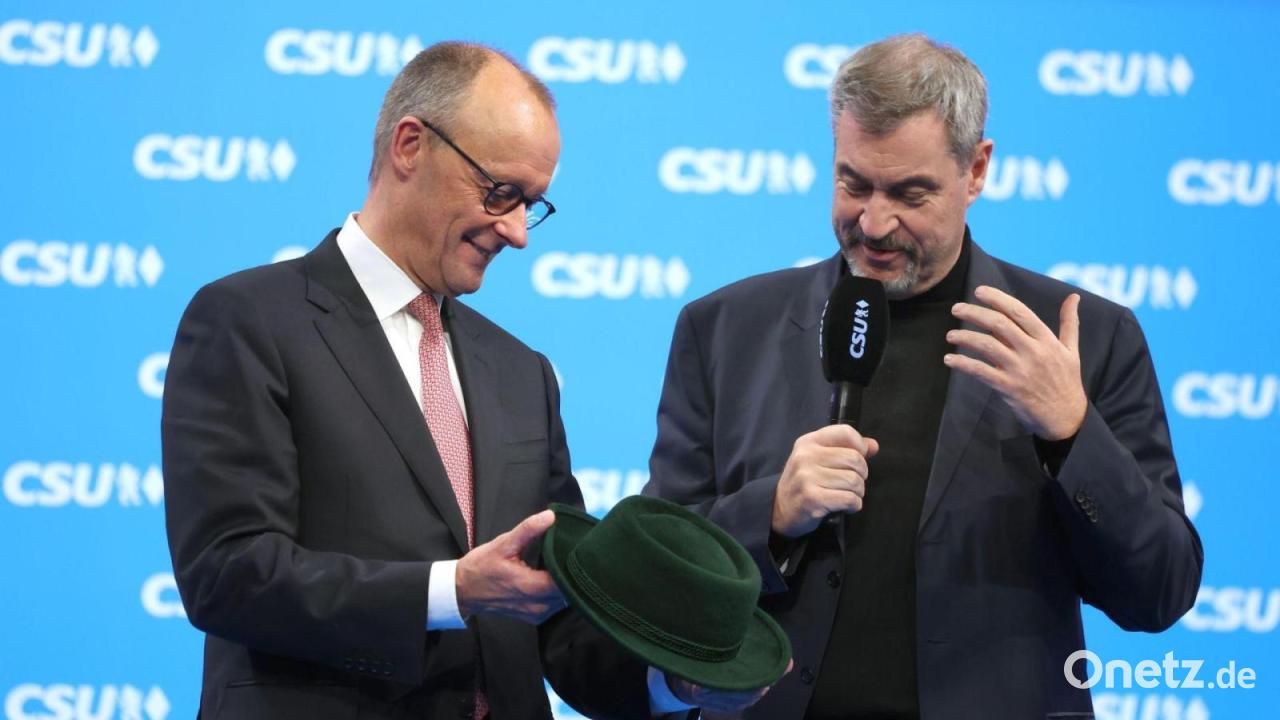 Merz beim CSU-Parteitag unter Zugzwang