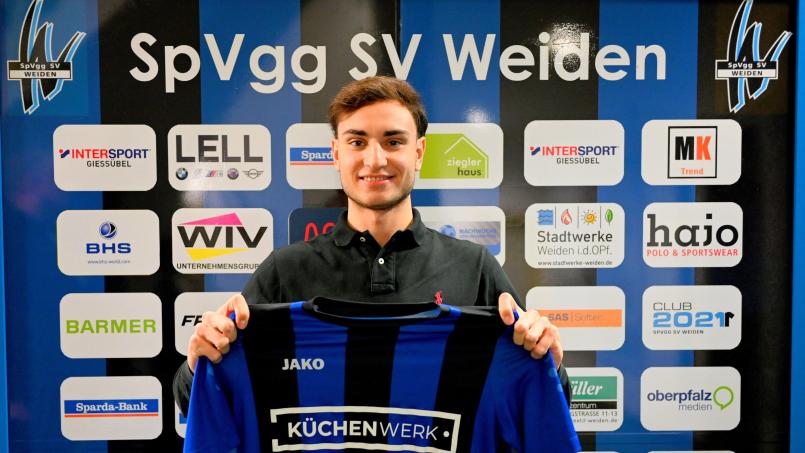 Bild: Werner Franken
Alexander Kautz trägt ab der kommenden Saison das Trikot der SpVgg SV Weiden.