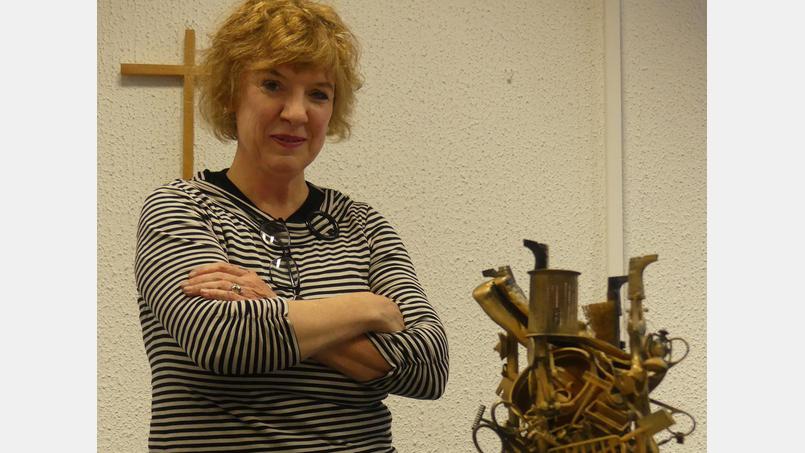 Archivbild: rn
Am 14. Oktober.2024 gab Susanne Neumann mit dem Muster eines Brunnenobjekts einen Vorgeschmack für ihre "Fontana del Popolo".