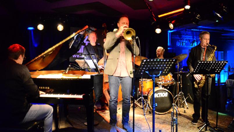 Bild: Kunz
Das Peter-Protschka-Quintett auf der Jazz-Bühne.