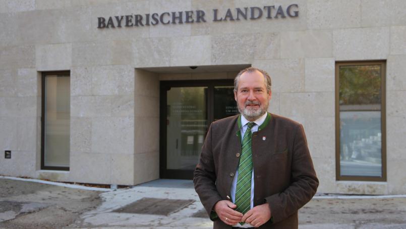 Bild: sbö
Auch Nabburgs Bürgermeister Frank Zeitler (CSU) war am Mittwoch nach München gekommen.