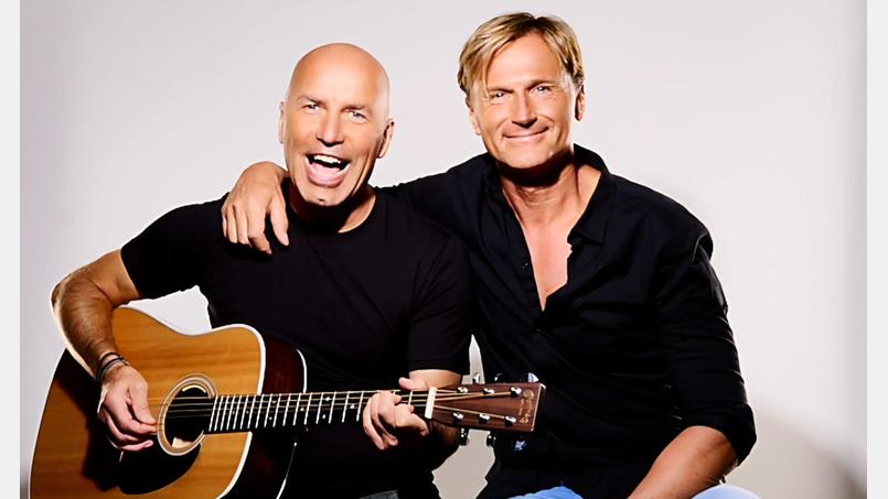 Bild: Roland Winkler/exb
Große Gefühle, lustiges Kopfkino und klassischen Austropop bringen "Zwoa Achterl – bitte!" auf die Bühne.