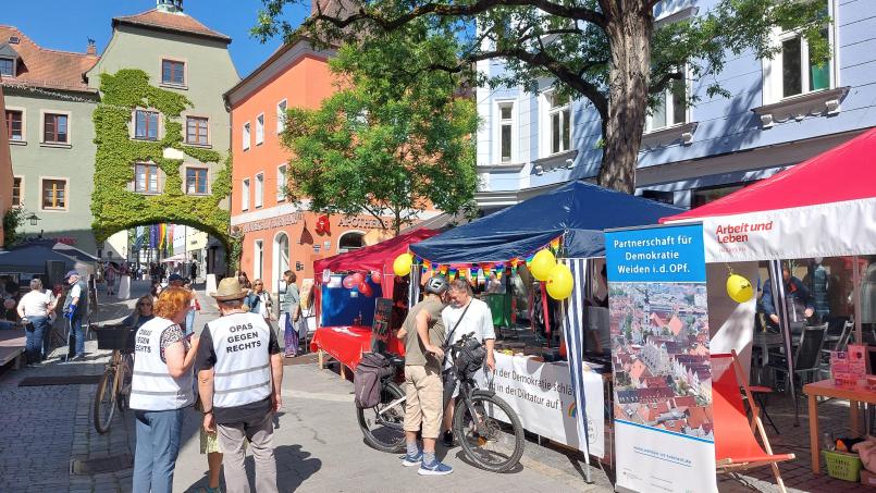 Bild: Kunz
Der Ehrenamtstag begann gleich hinter dem Oberen Tor.