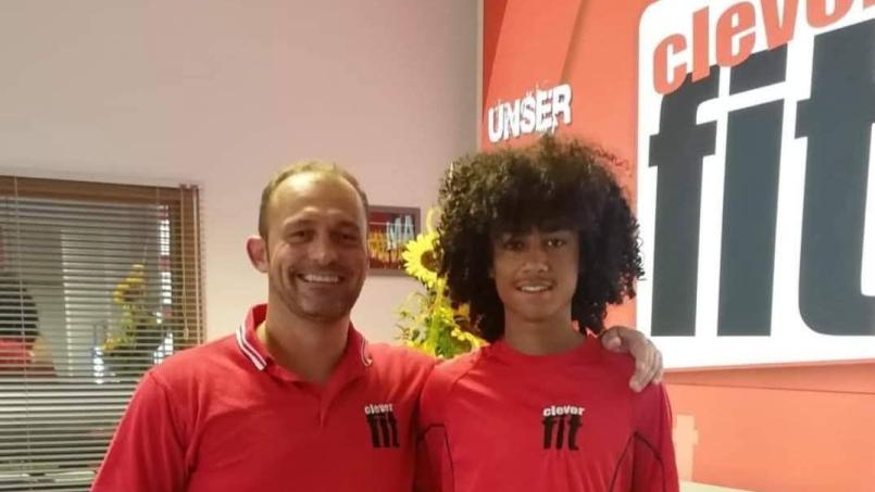 Bild: Lichtenauer/privat
Nathaniel Brown (rechts) und Michael Lichtenauer während der Ausbildungszeit.