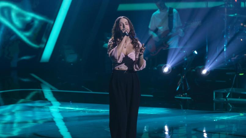 Bild: Joyn/Richard Hübner
Vanessa Weiser aus Neusorg hat es in die nächste Runde der Show "The Voice of Germany" geschafft.