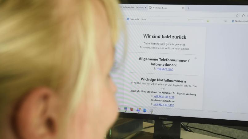 Bild: Gabi Schönberger
Wegen einer gravierenden Sicherheitslücke mussten Kliniken und Behörden in der Oberpfalz ihre Webseiten vorsorglich abschalten. Auch das Klinikum St. Marien in Amberg war betroffen.