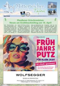 Mitterteicher Taferl - April 2026