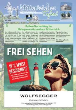 Mitterteicher Taferl - Juli 2026