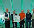 Von links Johann Weber, Barbara Bannert, Werner Richt, Alexander Griesbach und Karl-Heinz Melzer.	Bild: enz