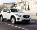 Das japanische SUV Mazda CX-5 zeigt sich bei der Kfz-Hauptuntersuchung von seiner besten Seite. 	Bild: Ingo Barenschee/Mazda/dpa-tmn