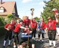 Die Blaskapelle "Meeblech" aus dem Volkacher Raum bietet am Samstag, 25. November, in der Heberbräuhalle ein faszinierendes Konzert mit böhmisch-mährischer Blasmusik an. 	Repro: Fürk
