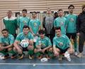Die Siegermannschaft des One-World-Fußballturniers kommt von der DJK-Sportbund Amberg. 	Bild: exb/Geiss