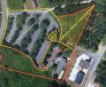 Eine strategische Zukunftssicherung für das Areal des Skilanglaufzentrums Silberhütte strebt der Bärnauer Bürgermeister Alfred Stier an: Er will dem OWV mehr als 4200 Quadratmeter (schraffierte Fläche) abkaufen, um die Zuwegung für die Skilangläufer festzumachen. Die unteren Parkplätze gehören bereits der Stadt Bärnau.	Bild: privat