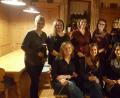 Das neue Vorstandsteam des Rings junger Landfrauen mit (stehend von links) Helene Höfler, Eva Schaumberger, Franziska Ulrich, Eva Lienerth, Katharina Frank und Annalena Brunner sowie sitzend von links Felicitas Gleißner, Alexandra Schrott und Carolin Schrembs.	Bild: exb