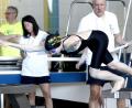 Die Teilnehmer am Schwimmwettkampf Schwandorf-Sokolov zeigten ausgezeichnete Leistungen. 	Bild: Hirsch