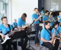 Mit musikalischem Schwung untermalte die Big Band des Ortenburg-Gymnasiums unter Leitung von Studienrat Andreas Lehmann den Festakt im Saal des Emil-Kemmer-Hauses. 	Bilder: lg (2)