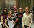 Platz zwei belegten die Mädchen aus dem Schützengau Sulzbach-Rosenberg  beim OSB-Finale des Rundenwettkampfs in Pfreimd. 	Bild: exb