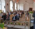 Landratsvertreter Roland Grillmeier (rechts) hieß die rund 120 Teilnehmer der Fachtagung in der Aula des Klosters Waldsassen willkommen.