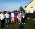 Die besten Teilnehmer beim Golfturnier um den Preis der Marktgemeinde Neualbenreuth zusammen mit Präsident Dr. Wolfgang Ries und Bürgermeister Klaus Meyer. 	Bild: exb