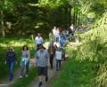 Viele Familien machen beim Wandertag an Christi Himmelfahrt mit. Idealeres Wetter können sie sich für einen gemeinsamen Ausflug kaum wünschen.  	Bild: bk
