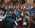 Zum Abschluss des Bergfestes gab die Musikkapelle Ursensollen in der Kreuzbergkirche ein Benefizkonzert zugunsten der Orgelrenovierung. 	Bild: Hirsch