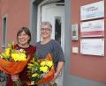 Ute Schieder (rechts) tritt die Nachfolge von Hilde Forst als Leiterin der Beratungsstelle von Donum Vitae an.  	Bild: Steinbacher