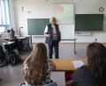 In den zehnten Realschulklassen berichtete Hildegard Haupt aus Grafenwöhr von ihrer Arbeit als Hospizhelferin und Trauerbegleiterin.