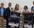 TC-Vorsitzender Martin Scharf, Bürgermeister Martin Birner, Lea Scharf, zweite TC-Vorsitzende Gabi Ebenschwanger und Landrat Thomas Ebeling rühren die Werbetrommel für beide Konzerte.  	Bild: pko