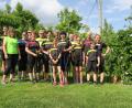 Mit dem Brotzeitlauf starten die Sportler des VC Concordia generationenübergreifend in die Sommersaison.  	Bild: fz
