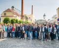 Bild: WHW, Autor [WHW] (Wolfgang.Helgert@t-online.de)
Die Dießfurter Reisegruppe auf dem Gelände der Brauerei Pilsner Urquell
