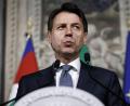 Bild: Riccardo Antimiani/ANSA/AP/dpa
Giuseppe Conte, Universitätsprofessor und Rechtsanwalt, spricht zu Journalisten nach einem Treffen mit Italiens Staatspräsidenten Mattarella.