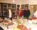 Bild: fvo
Die Freudenberger Delegation mit Bürgermeister Alwin Märkl (links) besichtigt mit Pfarrer Norbert Götz (Mitte) und Waldthurns Bürgermeister Josef Beimler das Heimatmuseum.