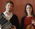 Bild: Andrea Prölß
Violonistin Susanne Hofmann und der argentinische Bandoneonist Matias Gonzalez organisieren das Tango-Festival.