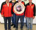Bild: smr
Von links: Franz Hasenstab, Katrin Specht, der Gewinner der Ehrenscheibe Hermann Müller, Georg Pickelmann und Alfred Hertl.