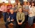 Bild: see
Die Gewinner der Mannschaftswettbewerbe formierten sich mit   Schützenmeister Martin Hanauer (vorne rechts) zum Gruppenbild.