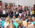 Bild: bkr
Rektorin Gudrun Lehner begrüßt Eltern und Schüler zum ersten Mathefest in der Grundschule