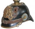 Bild: Museum
Auch die Pickelhaube – mit Einschussloch – des bayerischen Soldaten Simon Gammels ist im Museum ausgestellt.