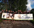Bild: exb
Das Ausrichter-Team des Ski-Club Schwandorf wirbt für den zweiten Seenland-Triathlon im September.