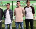 Bild: RBA
Noch in "Zivil", bald aber im Trikot der DJK Ammerthal: Die Neuzugänge (von links) Daniel Gömmel (FC Amberg), Tobias Särchinger (SG Quelle Fürth), Maximilian Höhenberger (SG Quelle Fürth) und Sebastian Zecho (Baiersdorfer SV).