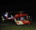 Bild: exb
Ein DRF-Rettungshubschrauber holte am Mittwoch (6. Juni 2018) kurz nach Mitternacht den schwerst Verletzten in Nabburg ab und flog ihn nach Regensburg.